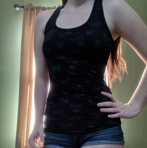 Skull Pattern Tank Top